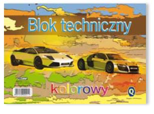 poligraf blok techniczny a4 10k kolorowyq /10/