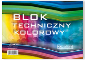 poligraf blok techniczny a4 20k kolor excellent /10/