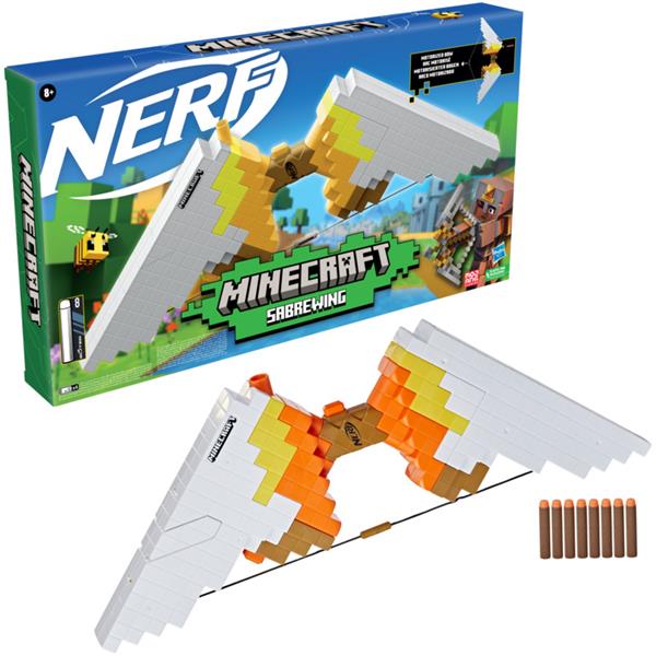 hasbro nerf łuk minecraft sabrewing f4733