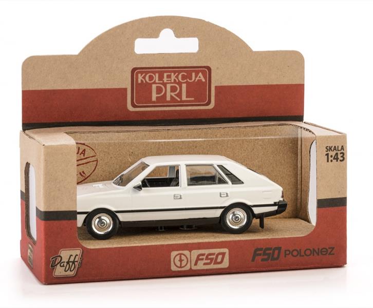 kolekcja prl-u polonez biały 1:43  k-579 daffi