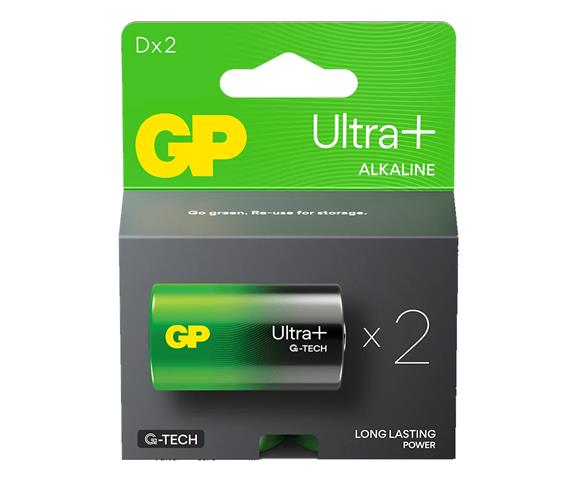 GP BATERIA R20 ALKAICZNA ULTRA + G-TECH /2/