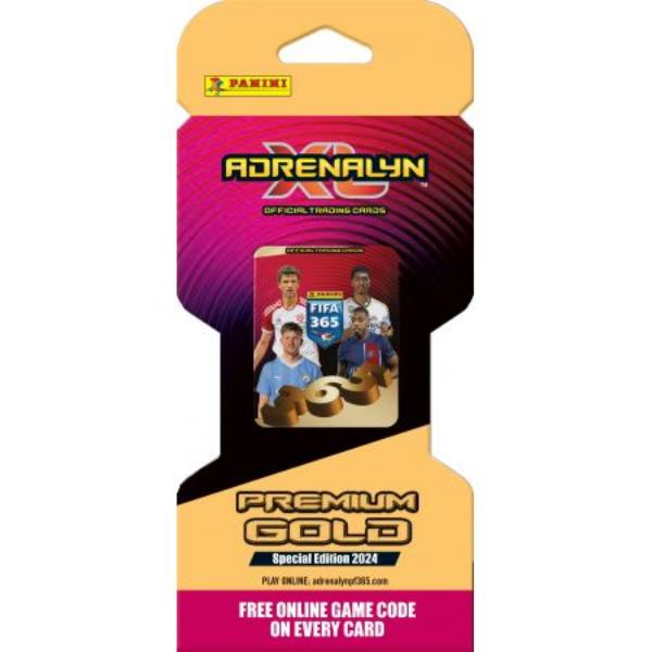 panini 365 2024 adrenalyn xl blister z kartami gold 0146