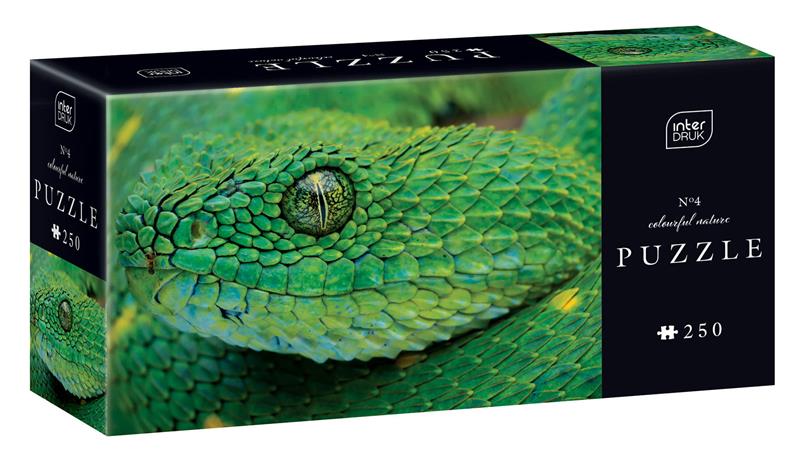 interdruk puzzle 250el. colourful nature4 snake