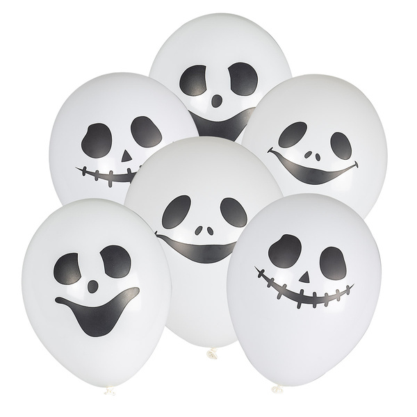 arpex balony z nadrukiem duszki 6szt kb3057 halloween