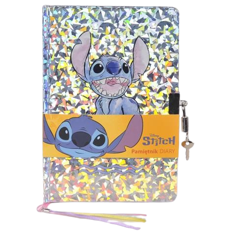 PASO-PAMIĘTNIK STITCH Z KŁÓDKĄ A5 80K = 80G/M2 DS25GG-3555