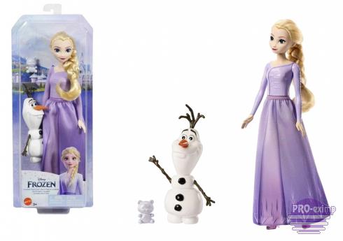 frozen lalka elsa arendelle i olaf hlw67 mattel