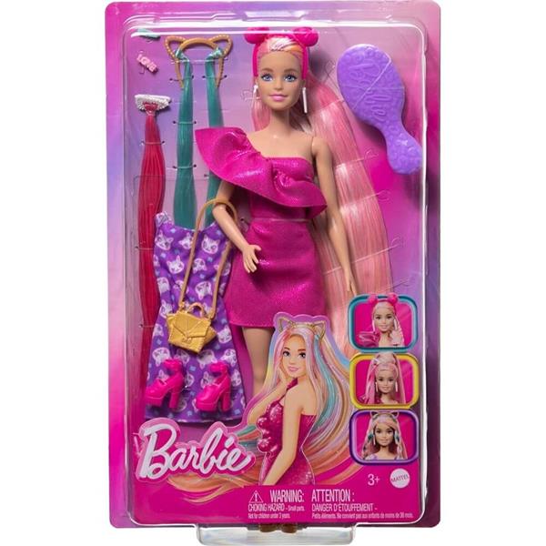 mattel barbie zabawa włosami lalka z akcesoriami jdc85