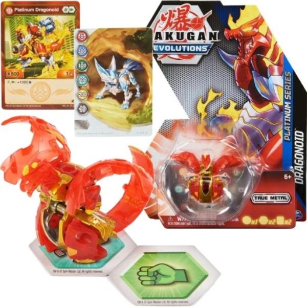 spin master bakugan evolutions platinum series dragonoid 20135728