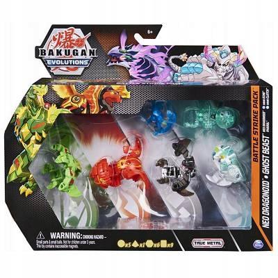 spin master bakugan evolutions zestaw mega rozgrywka neo dragonoid, ghost beast