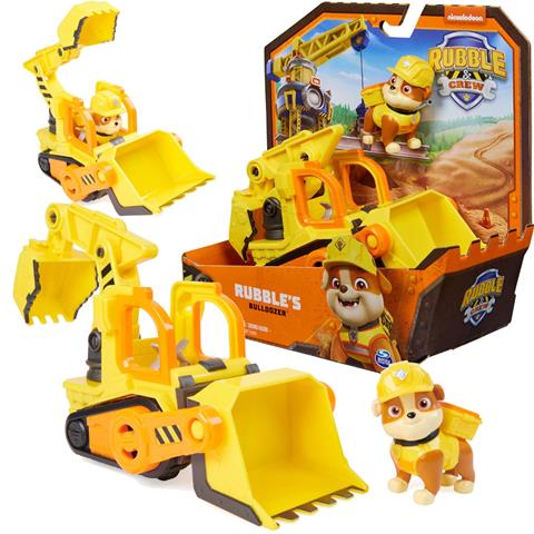 spin master psi patrol rubble i jego ekipa pojazd z figurką rubble