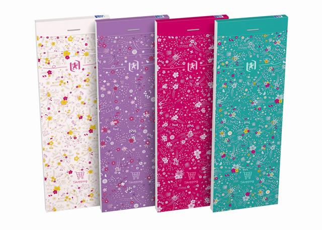 OXFORD NOTATNIK 74X210MM 80K FLOWER 80G/M2 400111054 HAMELIN /10/