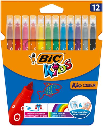BIC-FLAMASTRY KID COULEUR 12 KOLORÓW /25
