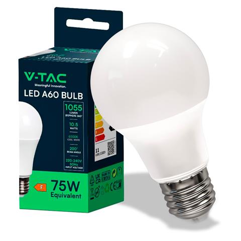 żarówka led 10.5w=75w e27 vt-2112-n     4000k 1055lm v-tac światło dzienne /10/