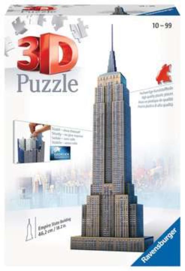 ravensburger puzzle 3d empire state building 216el 12553