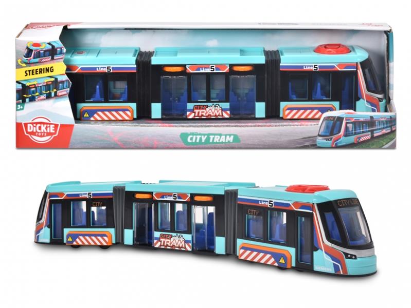 dickie city tramwaj siemens 40cm  374 7018 simba