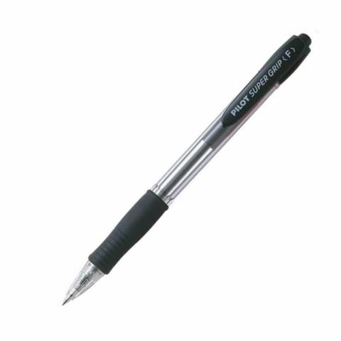 PILOT DŁUGOPIS SUPER GRIP 0.7MM CZARNY  BPGP-10R-F-B WPC /12/