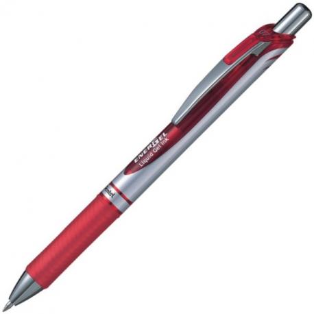 pentel pióro kulkowe bl77-bo 0.7mm energel czerwone /12/