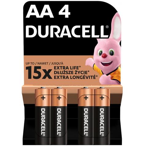 DURACELL BATERIA R6 A'4 AA LR6