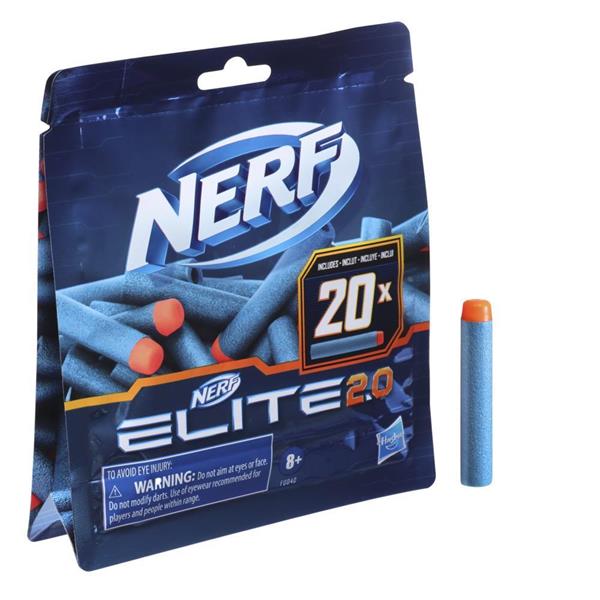 hasbro nerf elite 2.0 zestaw 20 strzałek f0040