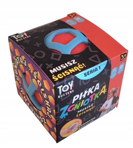 TOY BUSTERS PIŁKA ZGNIOTKA BARYŁKA SERIA 1