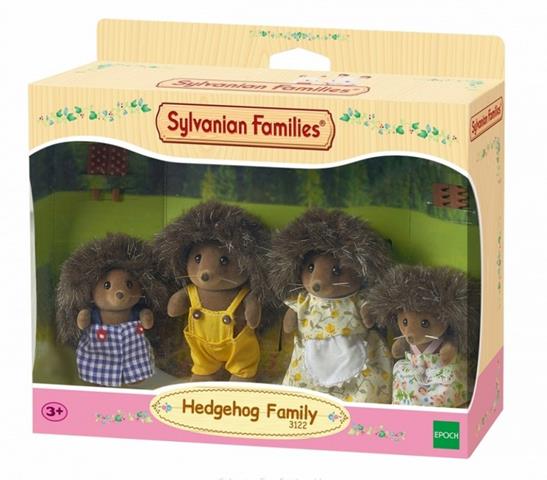 sylvanian family rodzina jeżyków 4018