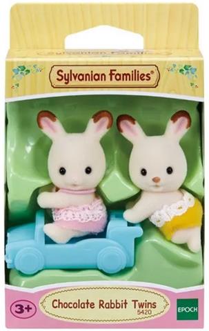 sylvanian family bliźniaki królików z czekoladowymi uszkami 5420