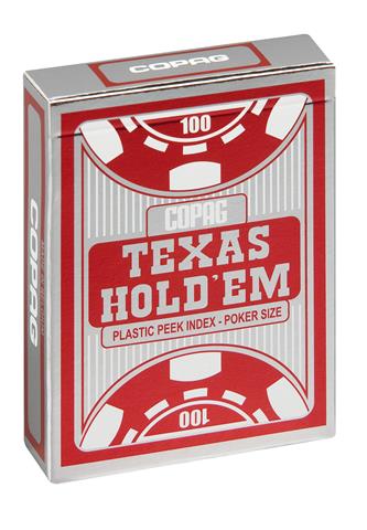 CARTAMUNDI KARTY DO GRY TEXAS HOLD'EM 55LIST.PLASTIK