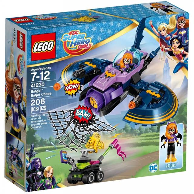 lego dc super hero girls batgirl i poscig batjetem 41230