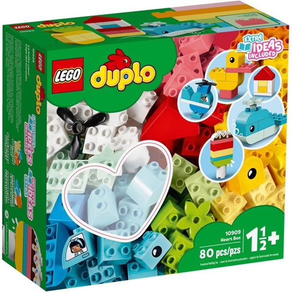 lego duplo pudełko z serduszkiem 10909