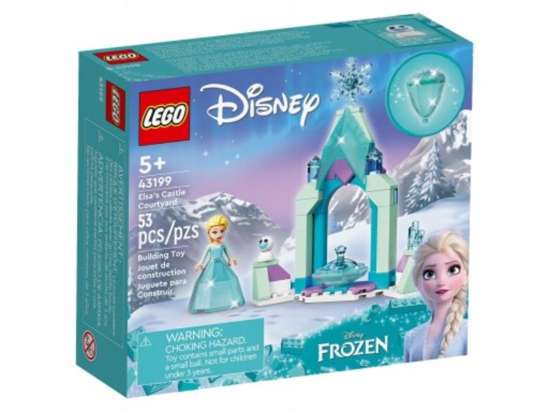 lego disney princess dziedziniec zamku elzy 43199