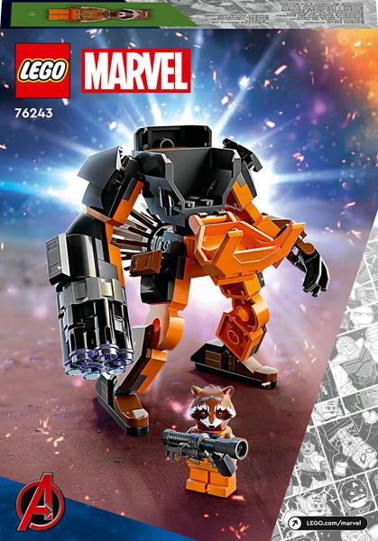 lego super heroes marvel mechaniczna zbroja rocketa 76243