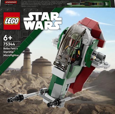 lego star wars mikromyśliwiec kosmiczny boba fetta 75344