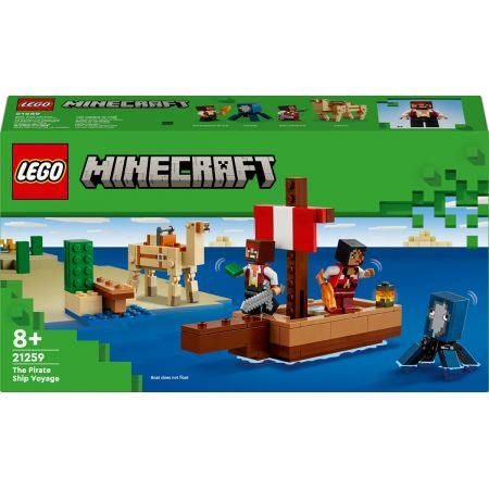 lego minecraft rejs statkiem pirackim 21259