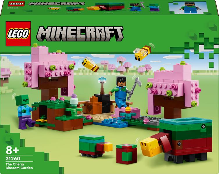 lego minecraft wiśniowy ogród 21260