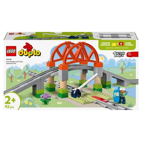 lego duplo town most i tory kolejowe zestaw rozszerzający 10426