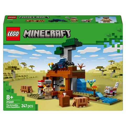 LEGO MINECRAFT WYPRAWA DO PANCERNIKOWEJ KOPALNI 21269