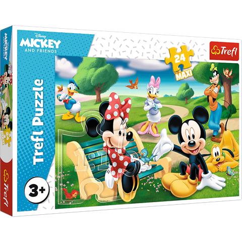 trefl puzzle 24el myszka miki 14344 maxi