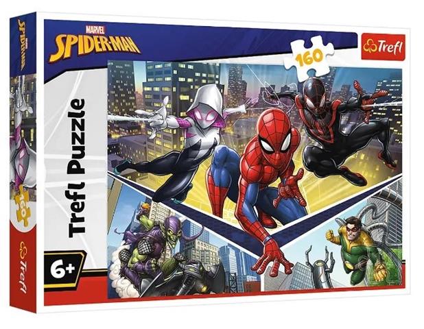 trefl puzzle 160el siła spidermana      15422