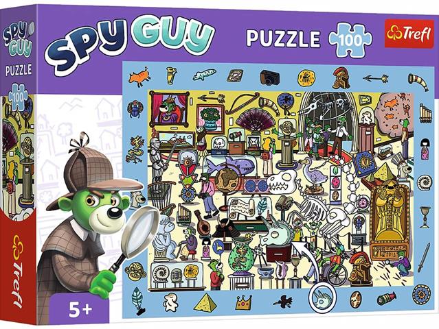 TREFL PUZZLE 100EL OBSERWACYJNE SPY GUY MUZEUM 15595