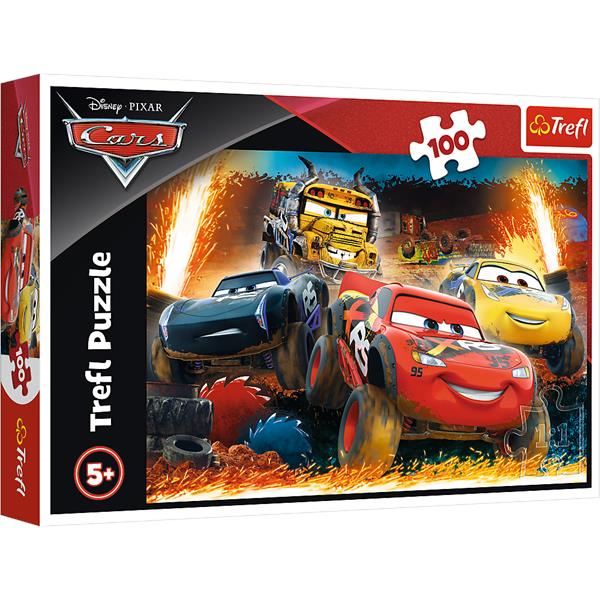 trefl puzzle 100el cars 16358