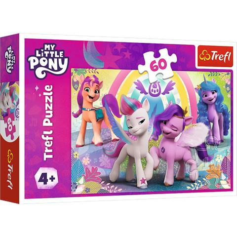 trefl puzzle 60el kucyki pony w świecie przyjaźni 17390