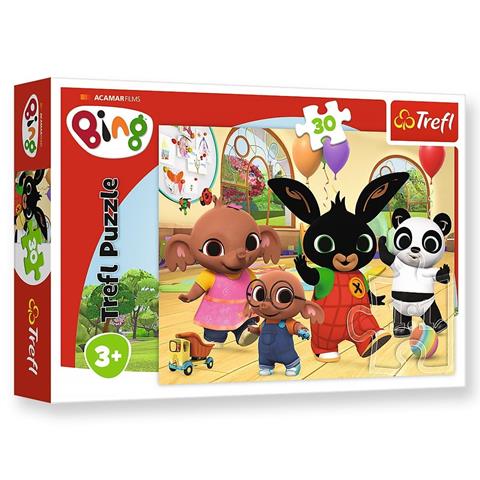 trefl puzzle 30el z bingiem jest wesoło 18304