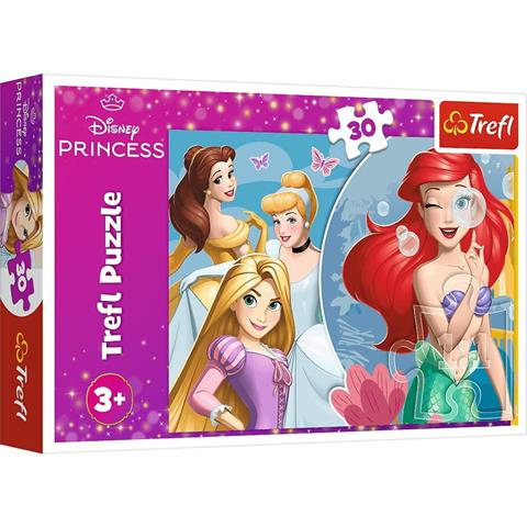 trefl puzzle 30el disney princess piękny dzień księżniczek 18308