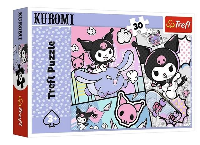TREFL PUZZLE 30EL ZABAWY Z KUROMI 18325
