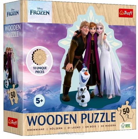 TREFL PUZZLE 50EL DREWNIANE FROZEN 20283