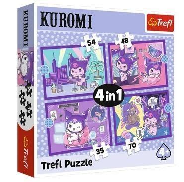 TREFL PUZZLE 4w1 DZIEŃ KUROMI 34676