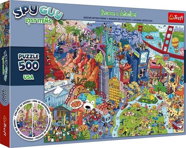 trefl puzzle 500el spy guy lostitems usa