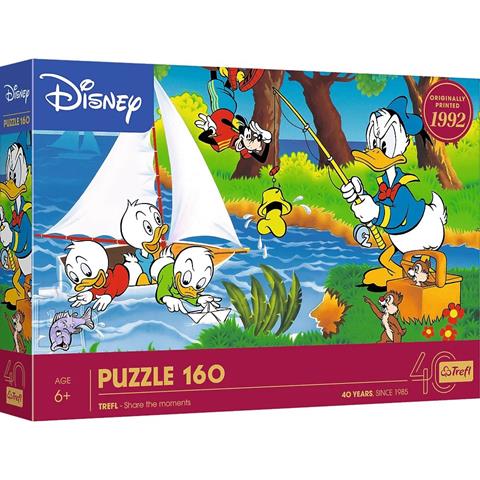 TREFL PUZZLE 160EL 40-LECIE DISNEY PRZYGODA NAD JEZIOREM 40053