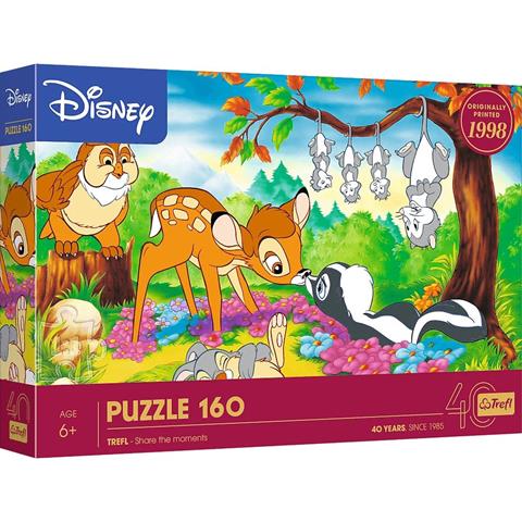 TREFL PUZZLE 160EL 40-LECIE BAMBI I LEŚNI PRZYJACIELE 40054