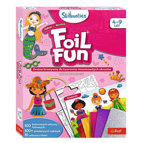 TREFL ZESTAW KREATYWNY SKILLMATICS FOIL FUN MODOWE KREACJE